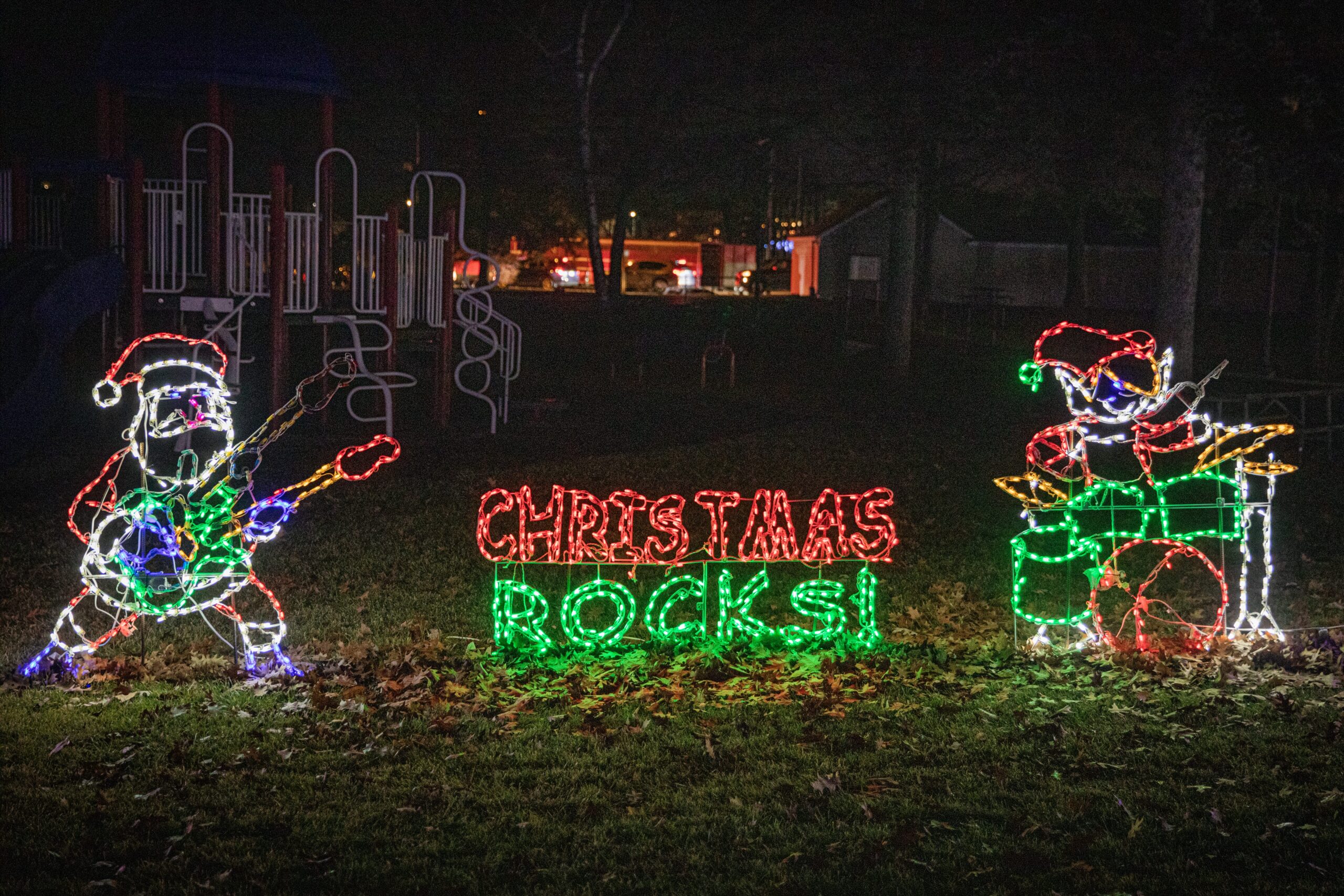 Christmas Rocks lights